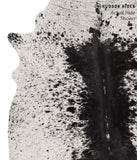 Salt and Pepper Black Cowhide Rug #66732
