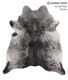 Salt and Pepper Black Cowhide Rug #66742
