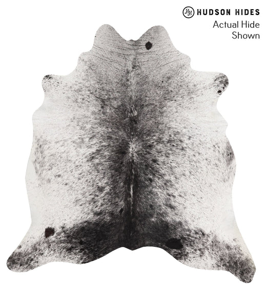 Salt and Pepper Black Cowhide Rug #66744