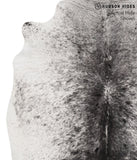 Salt and Pepper Black Cowhide Rug #66744