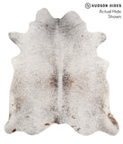 Salt and Pepper Brown Cowhide Rug #66747
