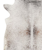 Salt and Pepper Brown Cowhide Rug #66747
