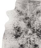 Salt and Pepper Black Cowhide Rug #66751
