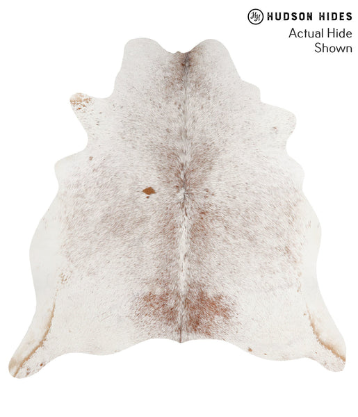 Salt and Pepper Brown Cowhide Rug #66752