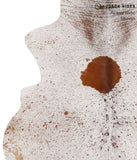Salt and Pepper Brown Cowhide Rug #66753