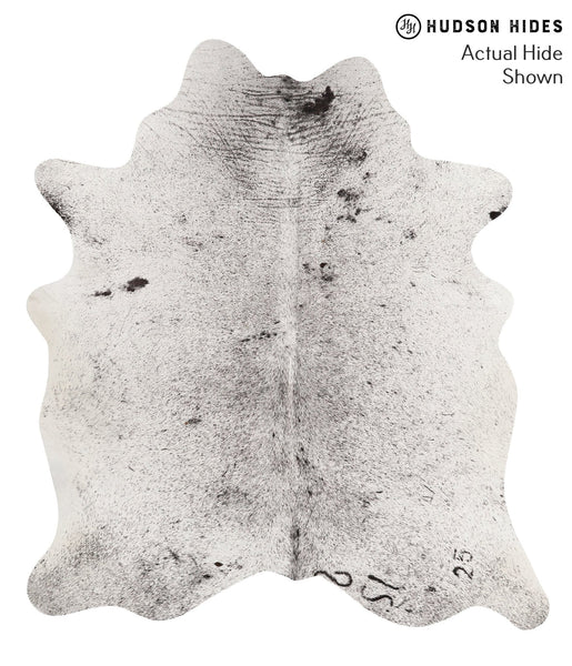 Salt and Pepper Black Cowhide Rug #66758