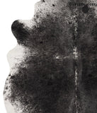 Salt and Pepper Black Cowhide Rug #66760