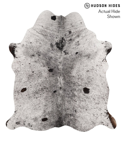 Salt and Pepper Black Cowhide Rug #66764