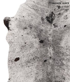 Salt and Pepper Black Cowhide Rug #66764