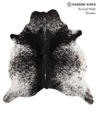 Salt and Pepper Black Cowhide Rug #66767