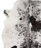 Salt and Pepper Black Cowhide Rug #66772