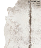 Salt and Pepper Brown Cowhide Rug #66894