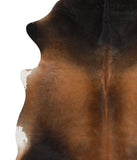 Brown with Red Cowhide Rug #66928