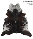 Salt and Pepper Black Cowhide Rug #66988