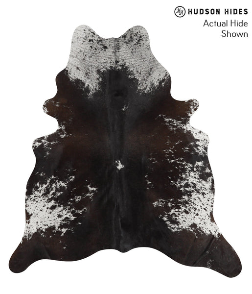 Salt and Pepper Black Cowhide Rug #66988