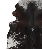 Salt and Pepper Black Cowhide Rug #66988