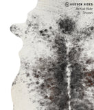 Salt and Pepper Black Cowhide Rug #67003