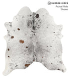 Salt and Pepper Black Cowhide Rug #67068