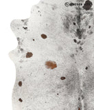 Salt and Pepper Black Cowhide Rug #67068