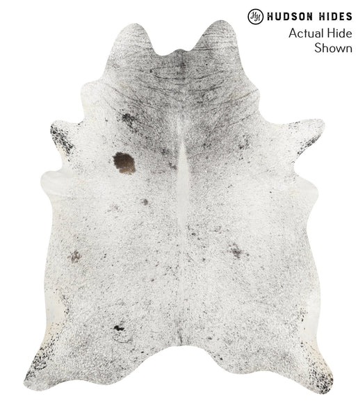 Salt and Pepper Black Cowhide Rug #67071