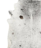 Salt and Pepper Black Cowhide Rug #67071