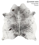 Salt and Pepper Black Cowhide Rug #67112