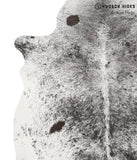 Salt and Pepper Black Cowhide Rug #67112