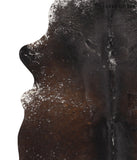 Salt and Pepper Brown Cowhide Rug #67179