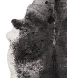 Salt and Pepper Black Cowhide Rug #67253