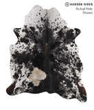 Salt and Pepper Black Cowhide Rug #67254