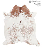Salt and Pepper Brown Cowhide Rug #67341