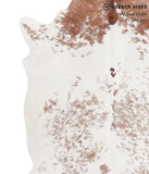 Salt and Pepper Brown Cowhide Rug #67341