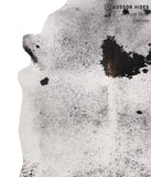 Salt and Pepper Black Cowhide Rug #67538