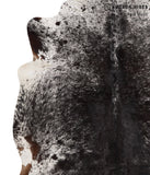 Salt and Pepper Black Cowhide Rug #67543