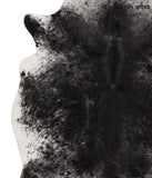 Salt and Pepper Black Cowhide Rug #67544