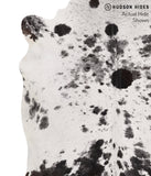 Salt and Pepper Black Cowhide Rug #67545
