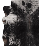 Salt and Pepper Black Cowhide Rug #67547