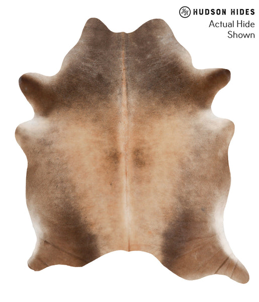Brown with Red Cowhide Rug #67567