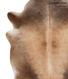 Brown with Red Cowhide Rug #67567