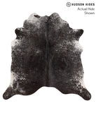 Salt and Pepper Black Cowhide Rug #67595