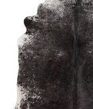 Salt and Pepper Black Cowhide Rug #67595