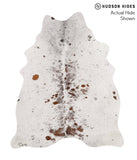 Salt and Pepper Brown Cowhide Rug #67640