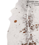 Salt and Pepper Brown Cowhide Rug #67640