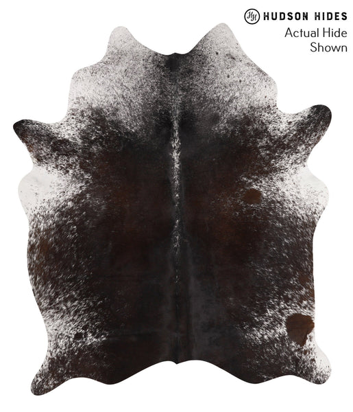 Salt and Pepper Black Cowhide Rug #67647