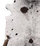 Salt and Pepper Brown Cowhide Rug #67654