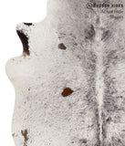 Salt and Pepper Brown Cowhide Rug #67683