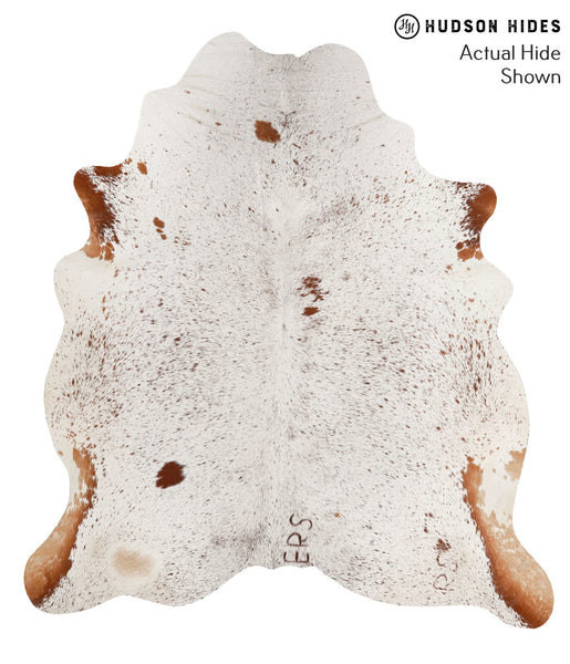 Salt and Pepper Brown Cowhide Rug #67691