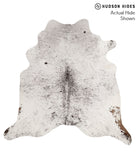 Salt and Pepper Black Cowhide Rug #67696