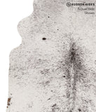 Salt and Pepper Black Cowhide Rug #67696