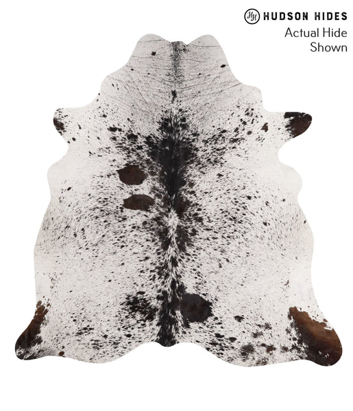 Salt and Pepper Brown Cowhide Rug #67714